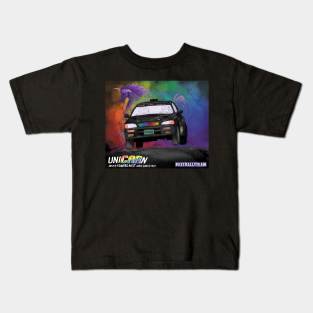Best Rally Team Rainbow Dust Merch Kids T-Shirt